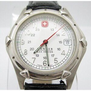 Women Wenger SAK Quartz WR Analog 37mm Dial Round Watch (G717) "New Battery"